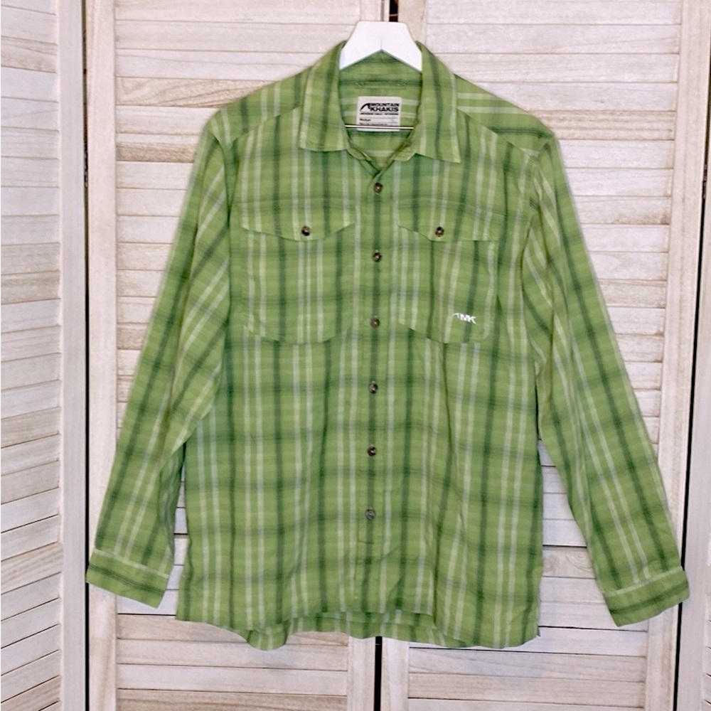 Mountain Khakis Button Down Long Sleeve Shirt Size Medium